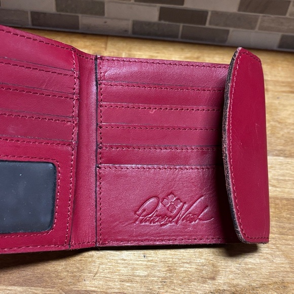 Patricia Nash Red Leather Wallet - Picture 5 of 11